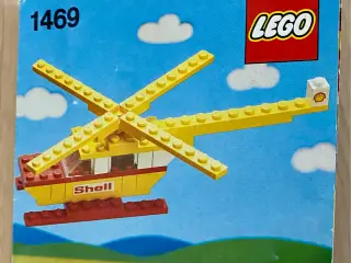 Lego 1469 Helikopter Shell fra 1987