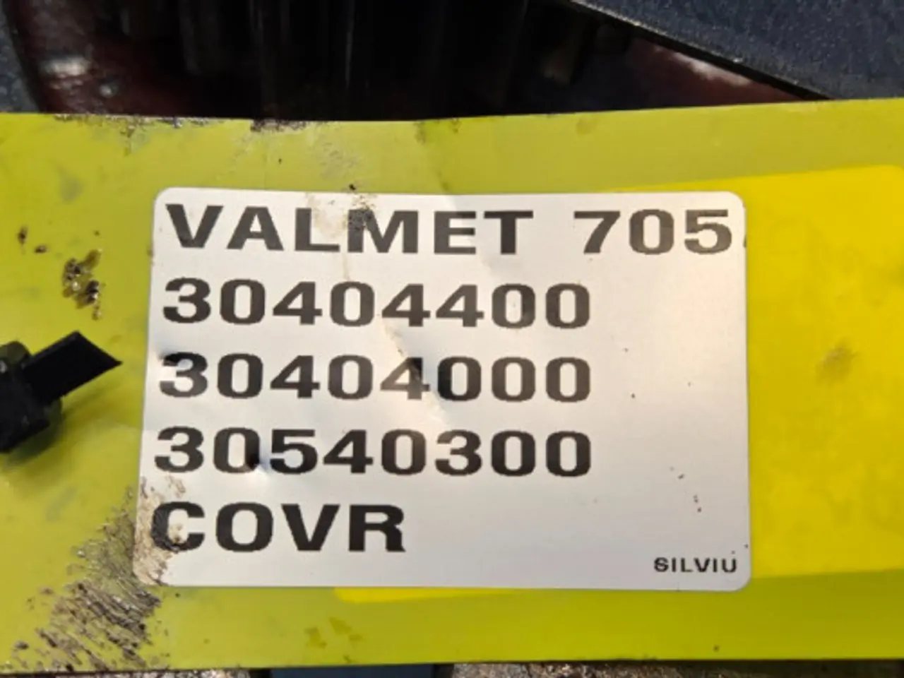Billede 3 - Valmet 705 Dæksel 30404400