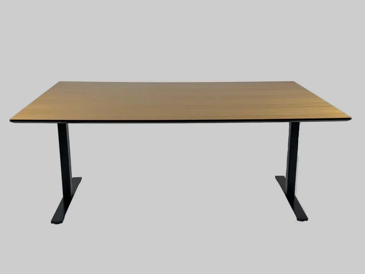 Billede 3 - Dencon Delta Bord – Natur/Sort Stel 180x120x74 cm
