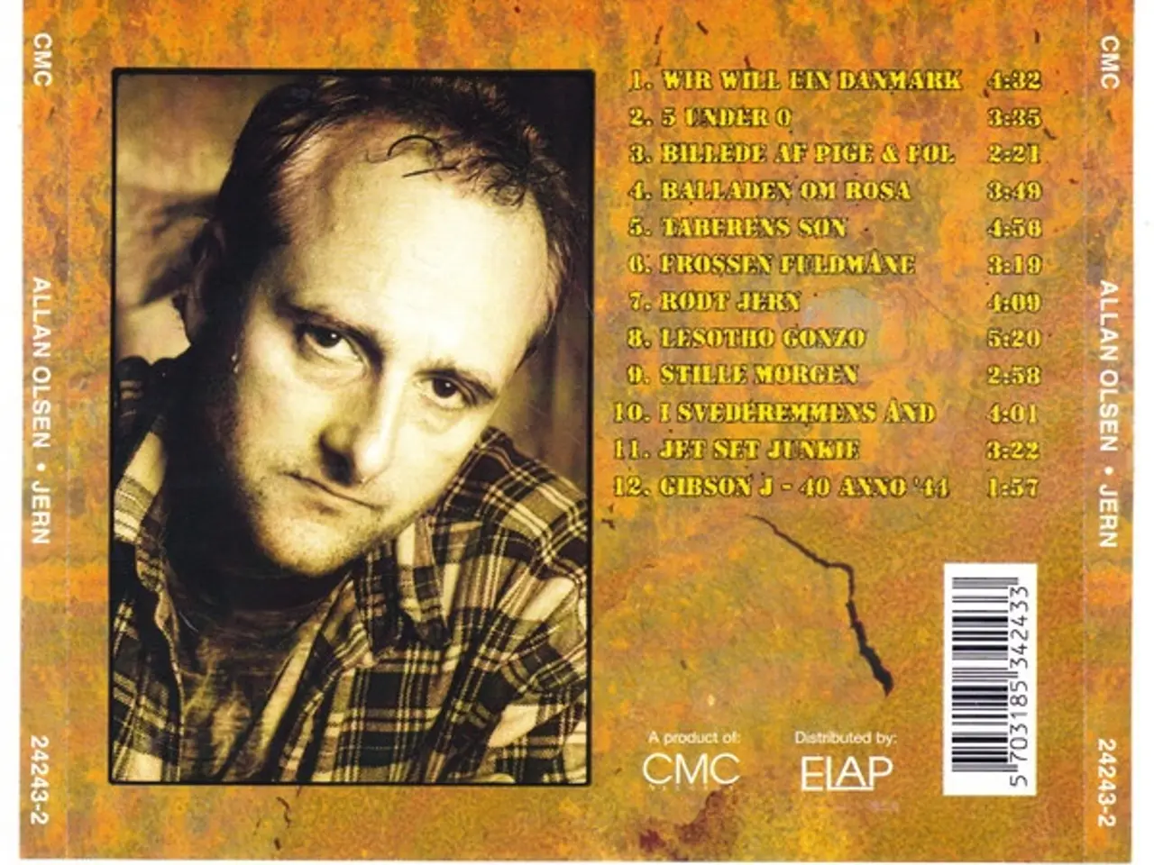 Billede 2 - Allan Olsen – Jern – CD