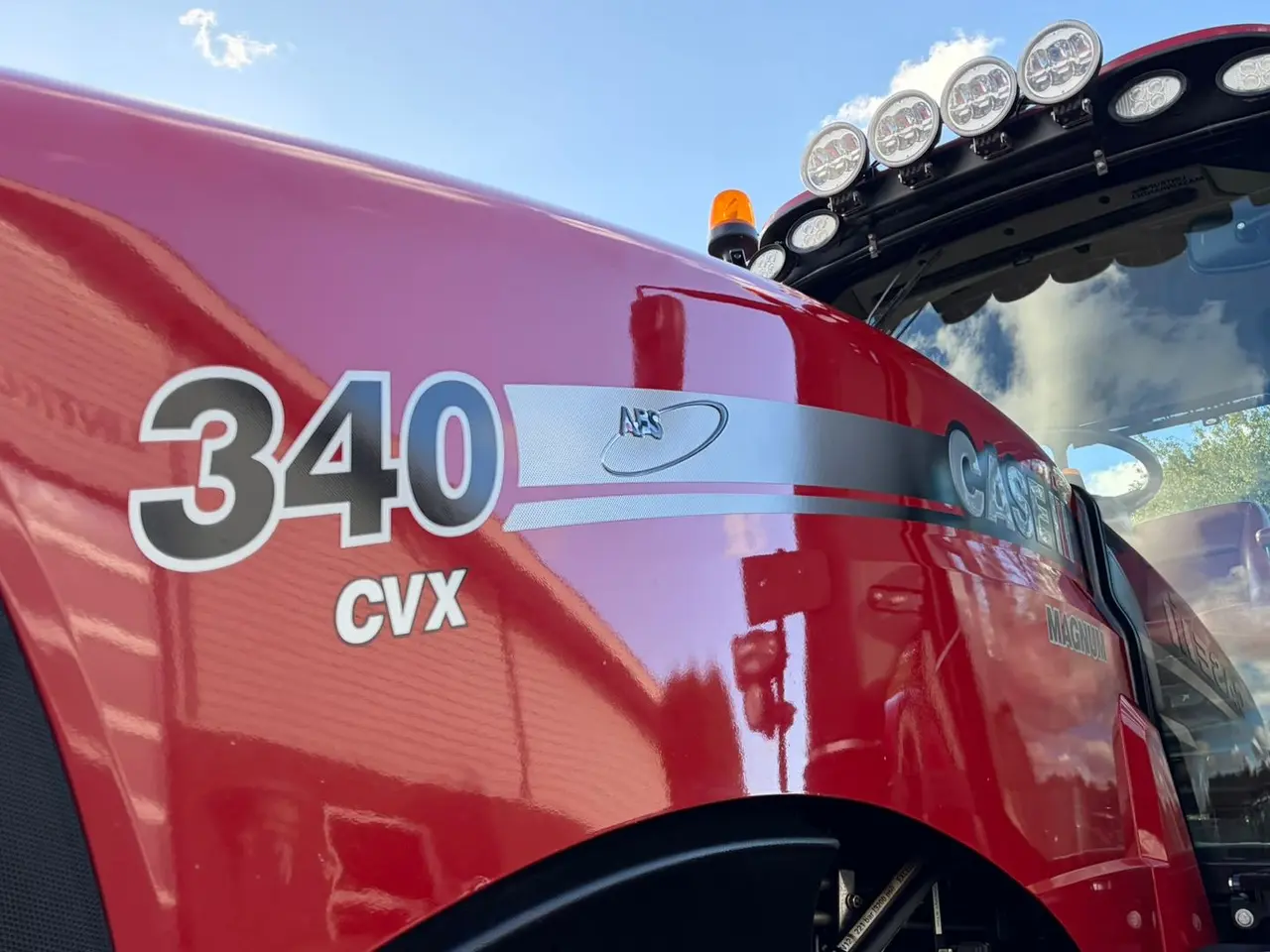 Billede 10 - Case IH MAGNUM 340 CVX med frontlift. Meget velholdt gård traktor