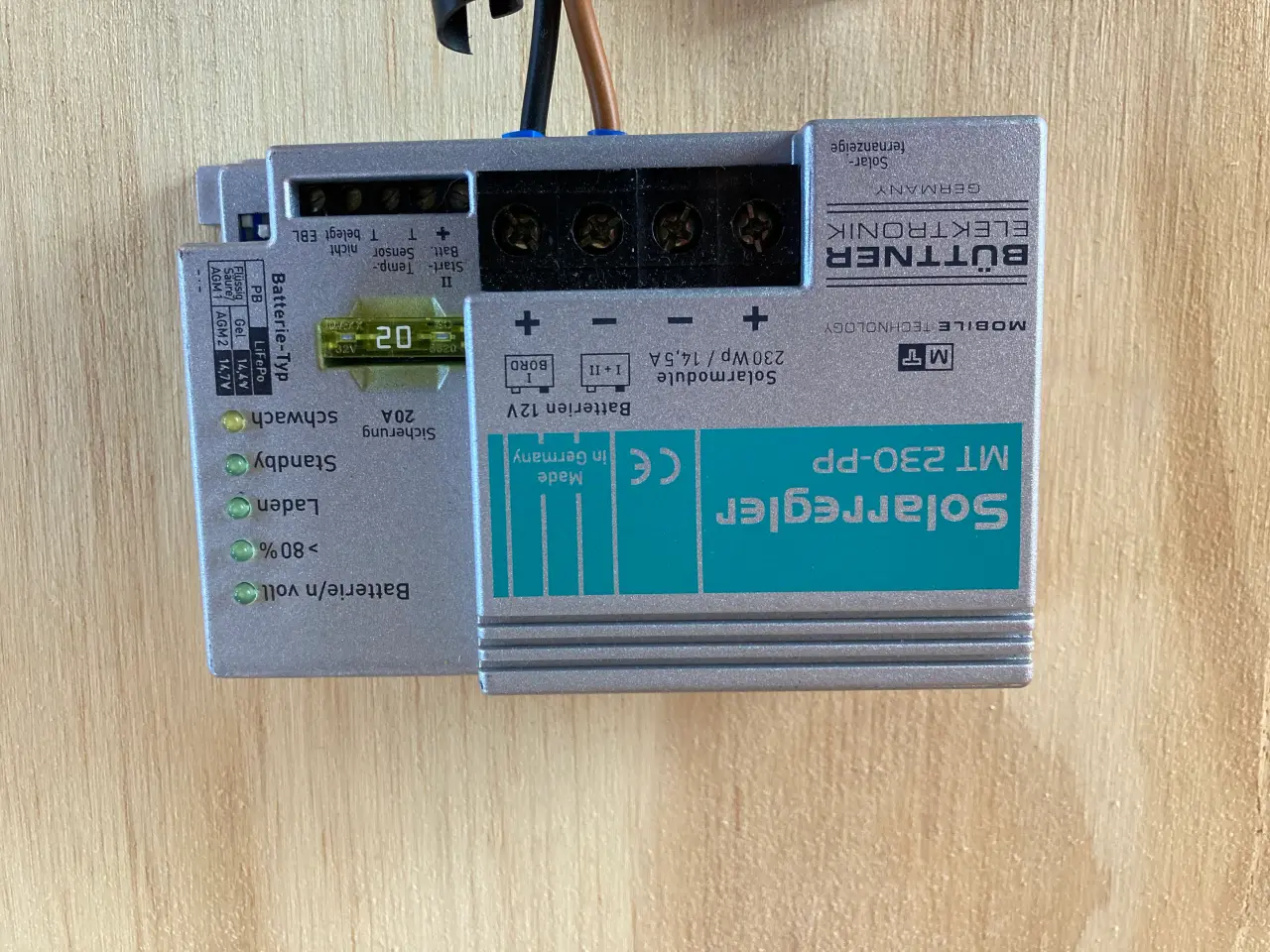 Billede 3 - Solcelle med regulator