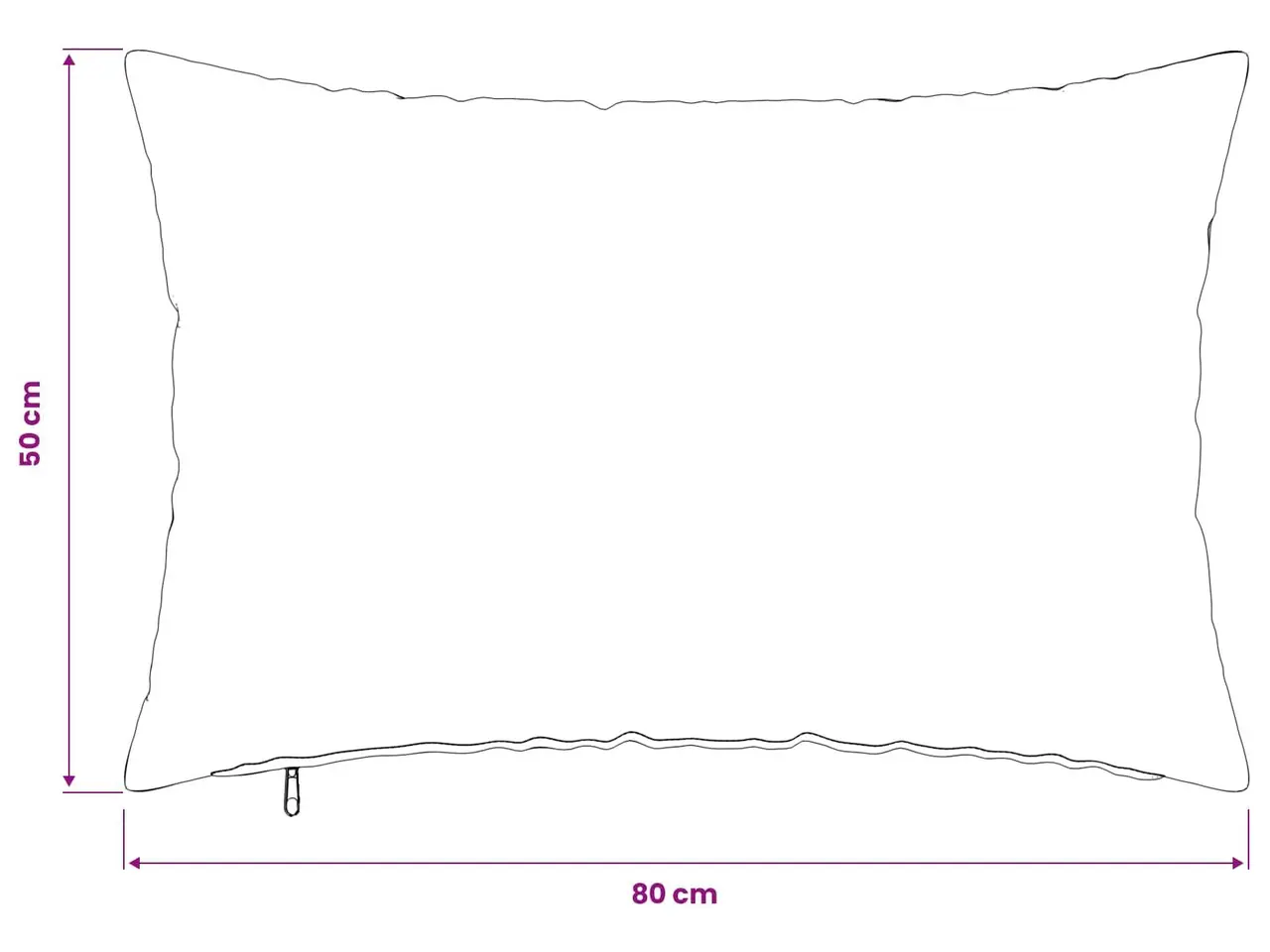 Billede 9 - Pudebetræk HEERLEN 2 stk. - gråbrun 50 x 80 cm