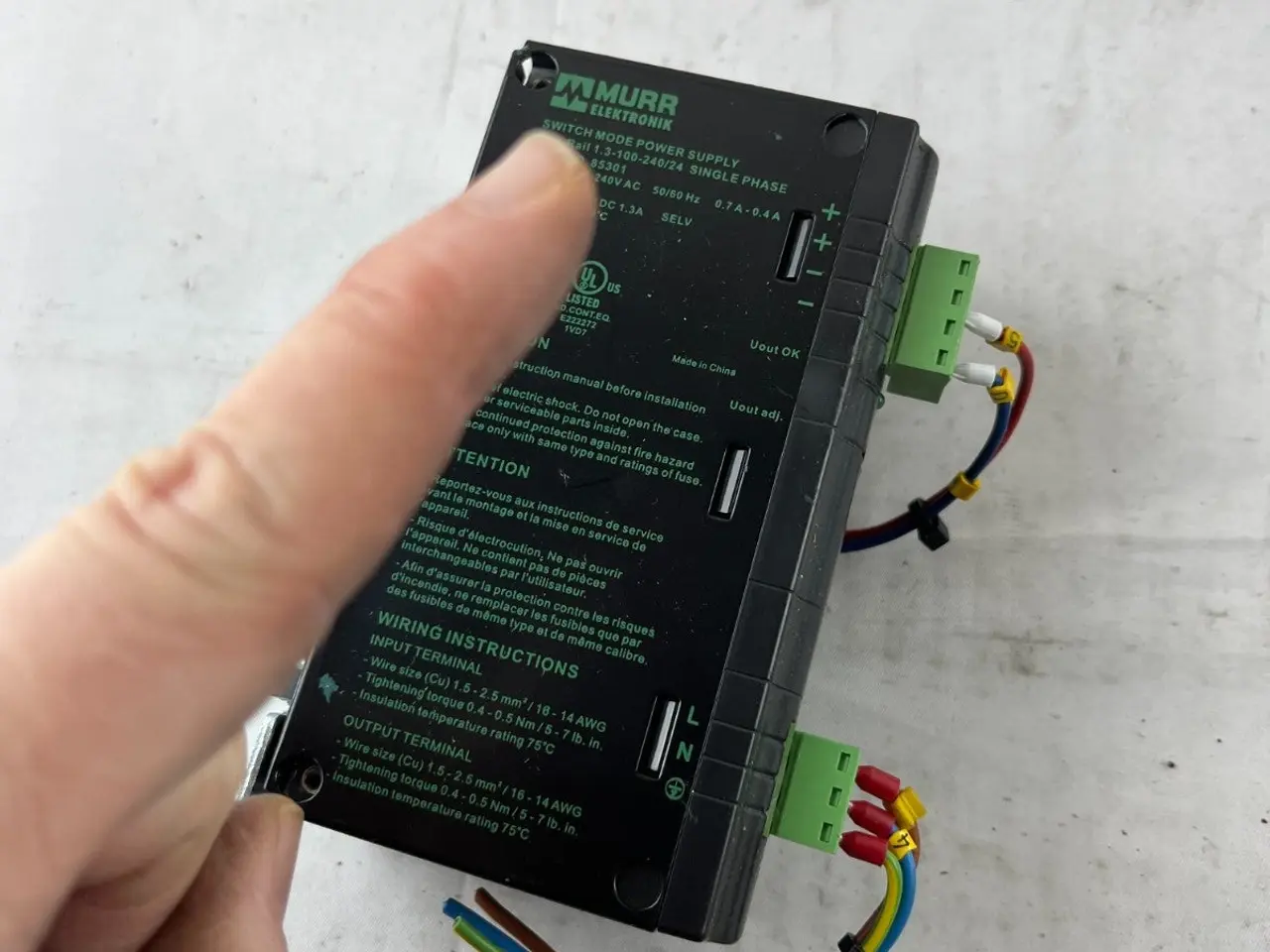 Billede 11 - Murrelektronik Eco-Rail 1.3-100-240/24 kontakt