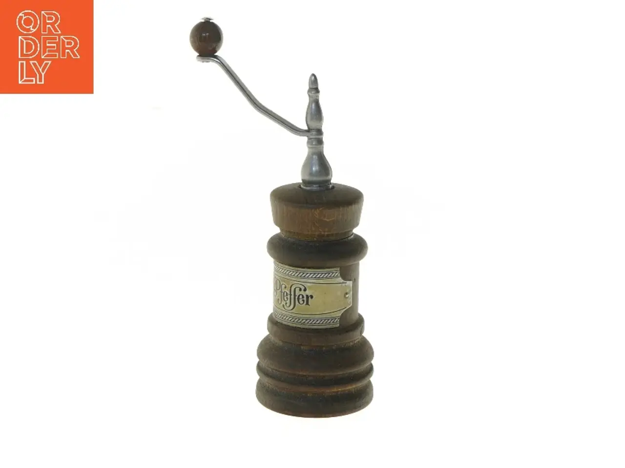 Billede 1 - Peberkværn i træ (str. 20 cm)