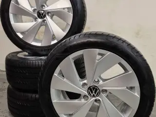 VW ORIGINAL ALUFÆLGE MED NYE SOMMERDÆK 5x112