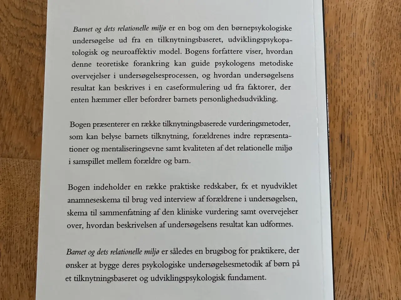 Billede 2 - Susan Hart: Barnet og dets relationelle miljø. 