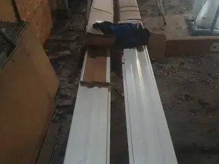 Fodpaneler Swedoor almue hvidlak m/ledningsskjul