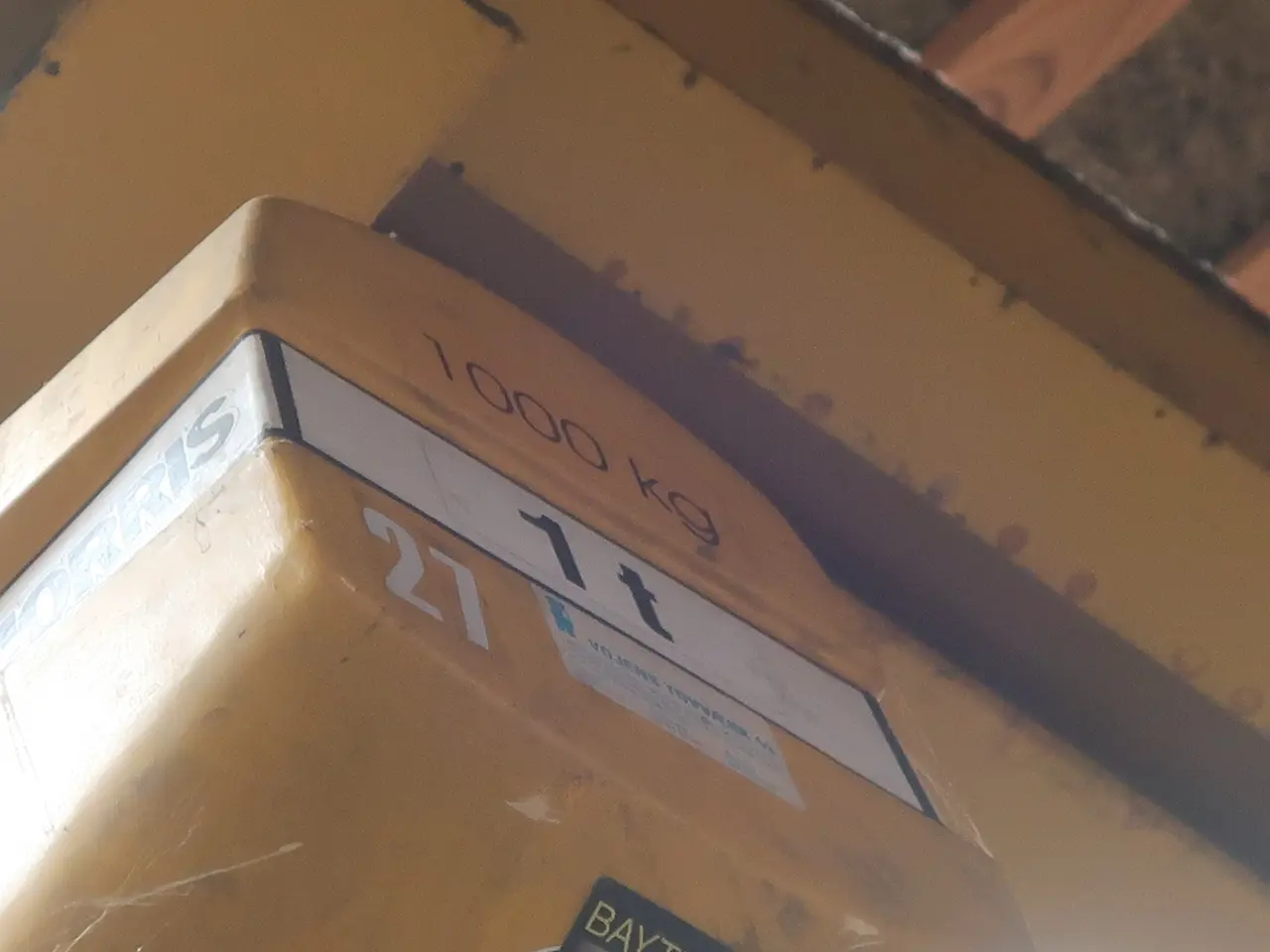 Billede 6 - Traverskran med el. kædetalje 1000 kg.
