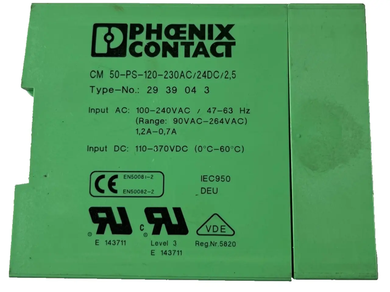 Billede 1 - Phoenix Contact CM 50-PS-120-230AC/24DC/2,5 24VDC