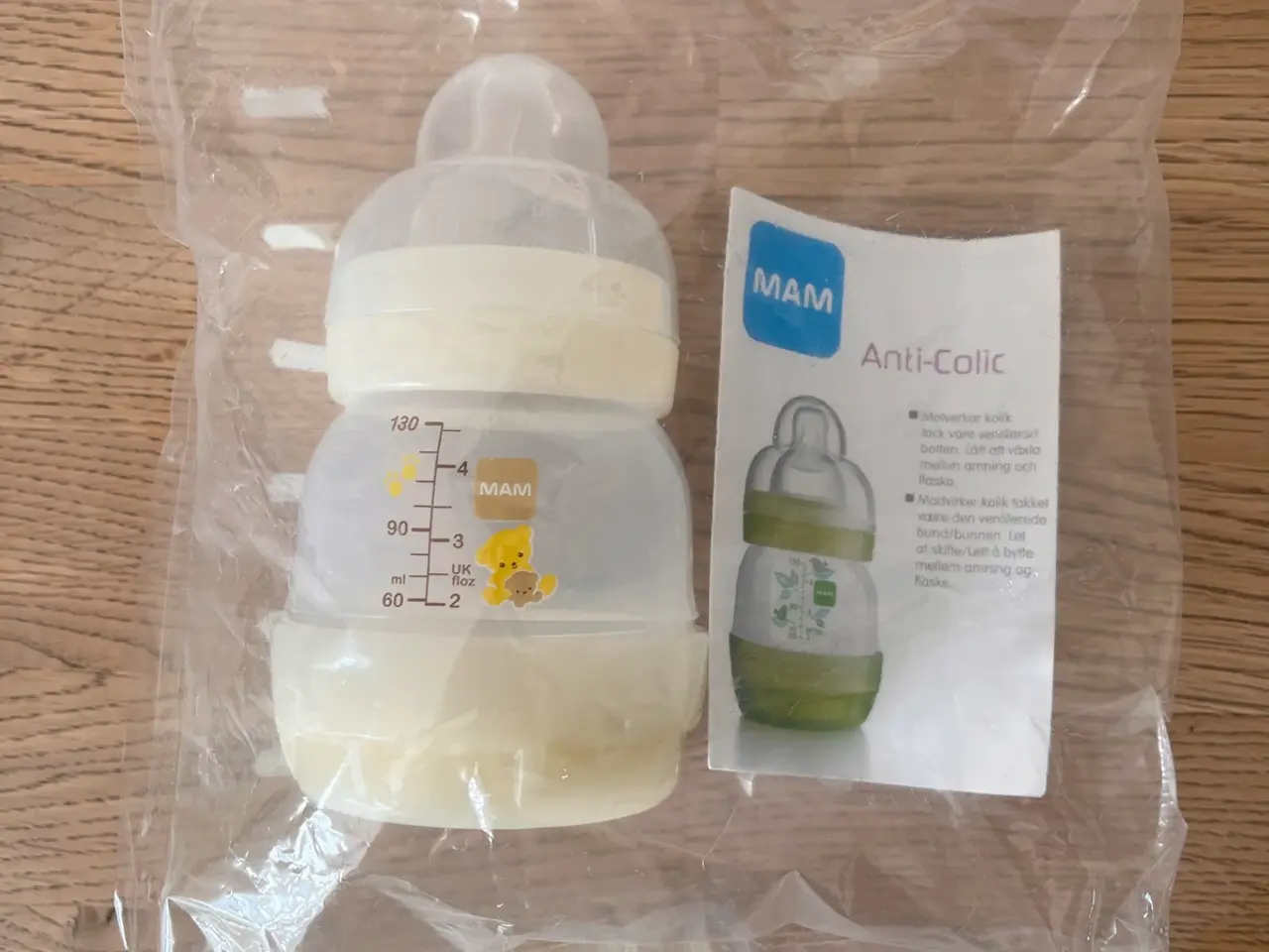 Billede 1 - HELT NY MAM Anti-Colic sutteflaske 130 ml