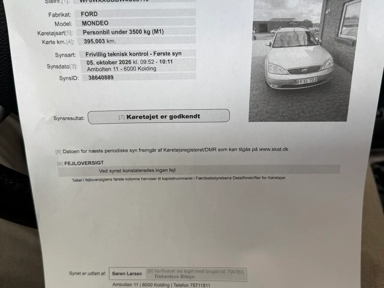 Billede 9 - Ford Mondeo 2,0 Active 145HK 5d