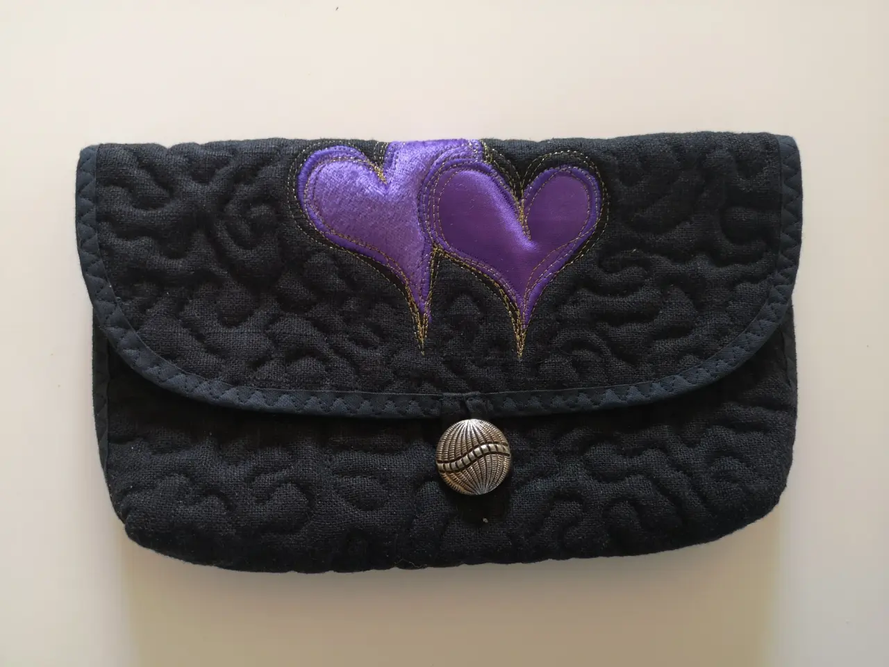 Billede 1 - Fin clutch i stof - ubrugt