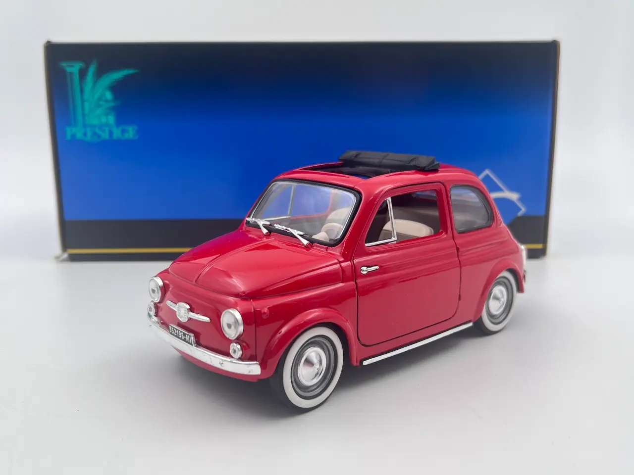 Billede 1 - 1960 Fiat 500 Open- 1:16 / 1:18 Sjælden model