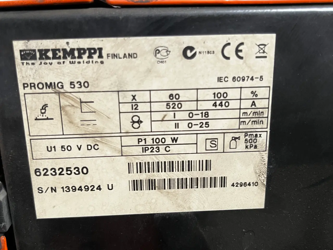 Billede 2 - MIG/MAG-svejseanlæg KEMPPI PROMIG 530