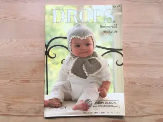 Opskrifter, Drops babystrik str. 0 - 4 år