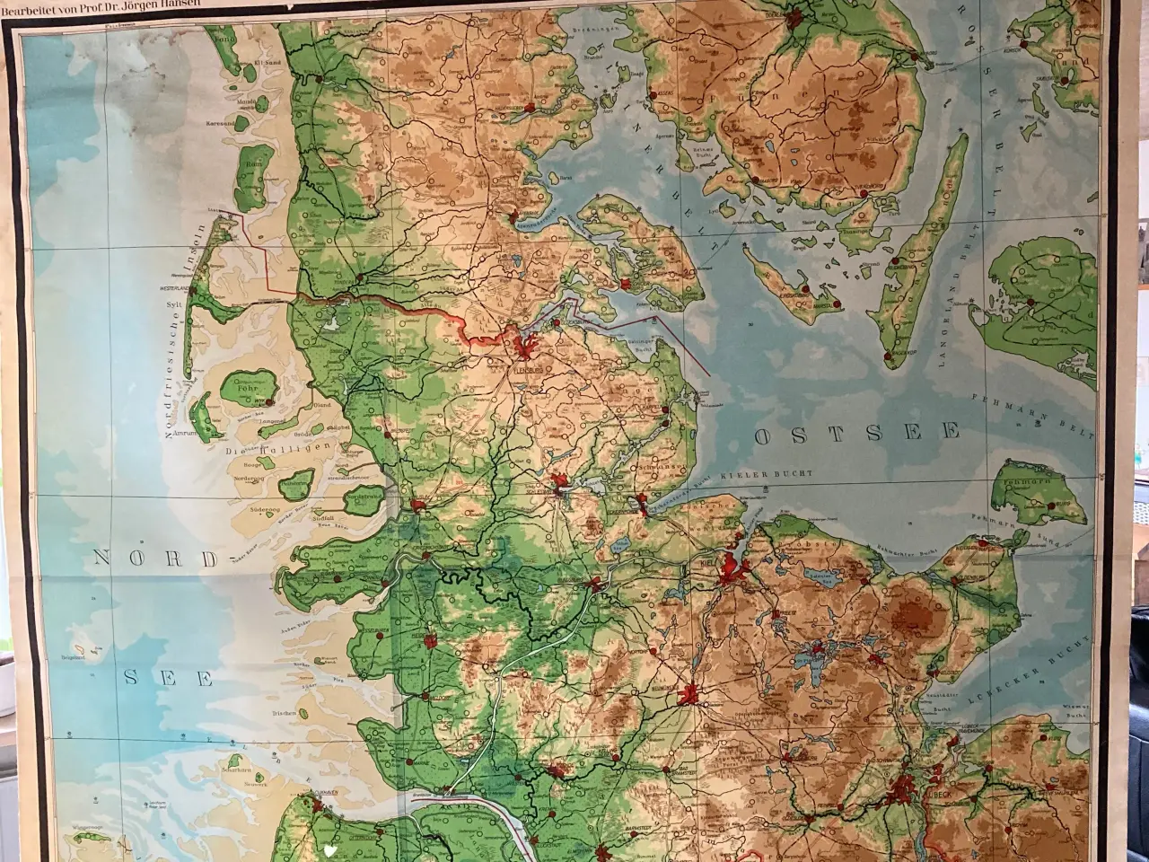Billede 1 - Prisfald skolekort Slesvig-Holsten og S.jylland