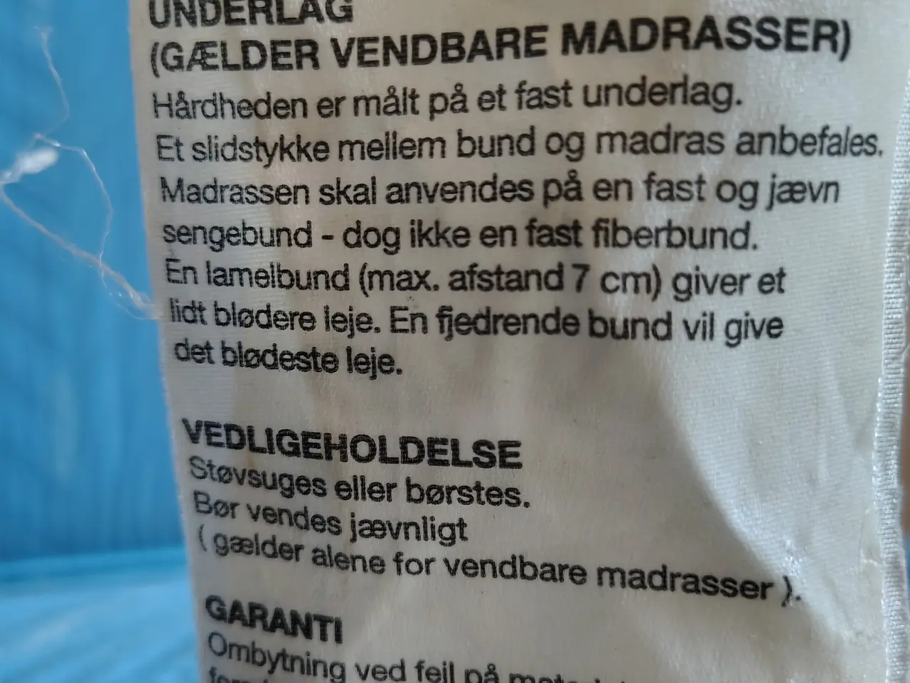 Billede 1 - Madras puls topmadras