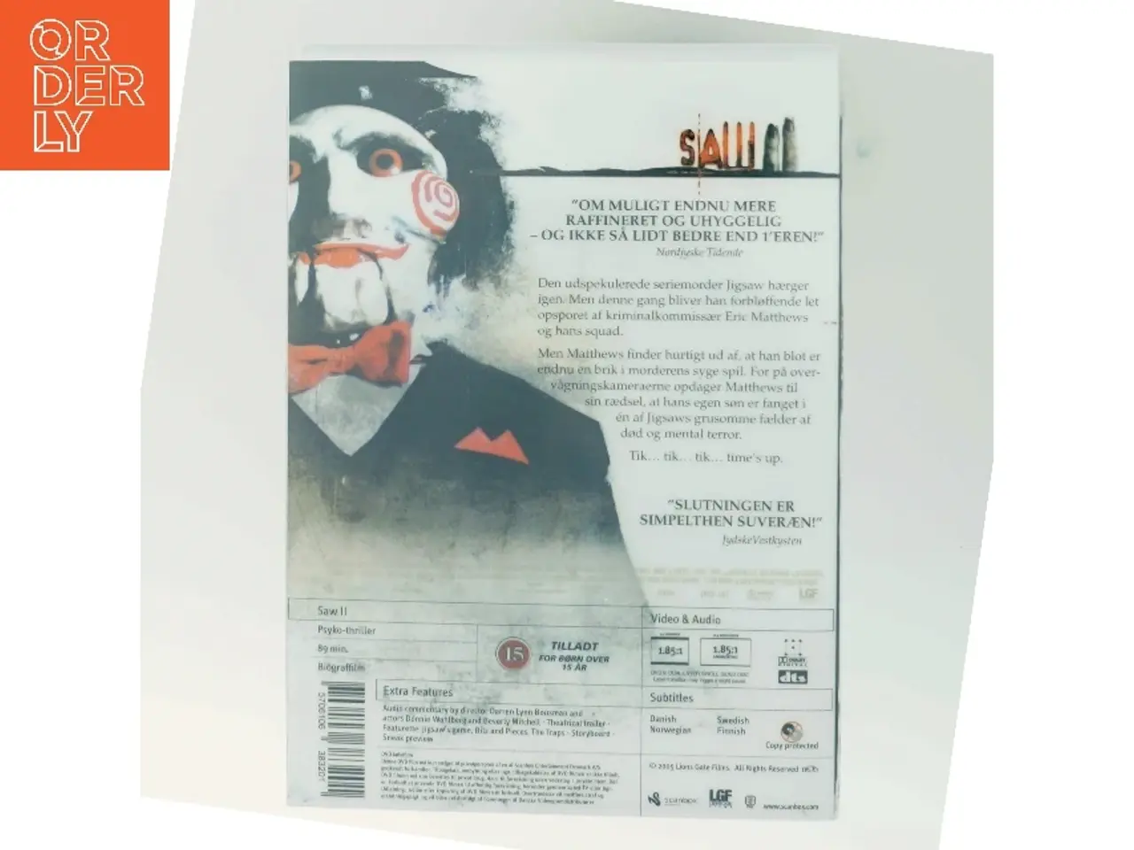 Billede 3 - Saw II DVD