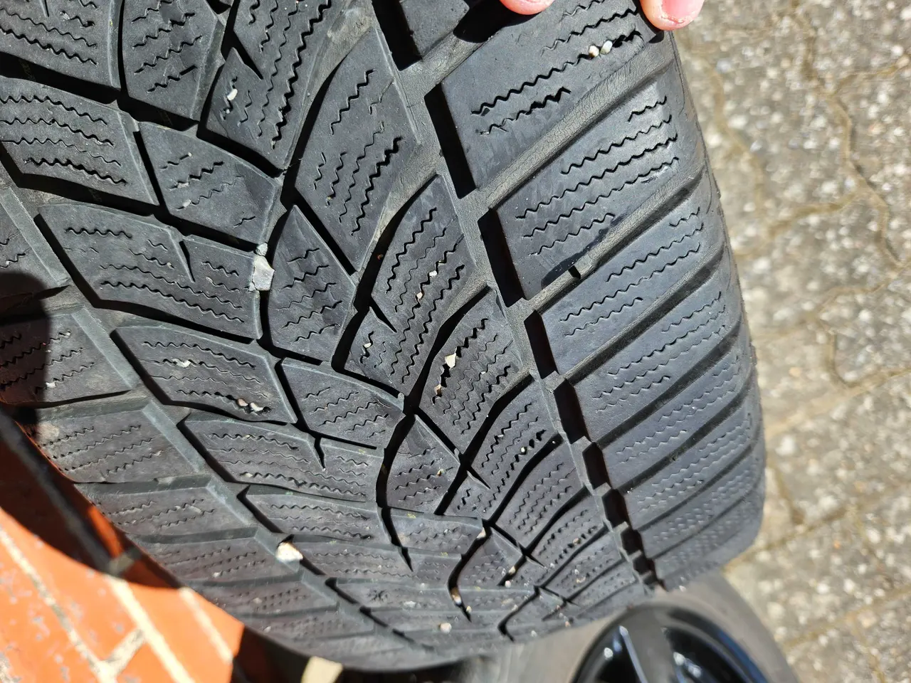 Billede 10 - VAG 5x112 alufælge med vinterdæk 
