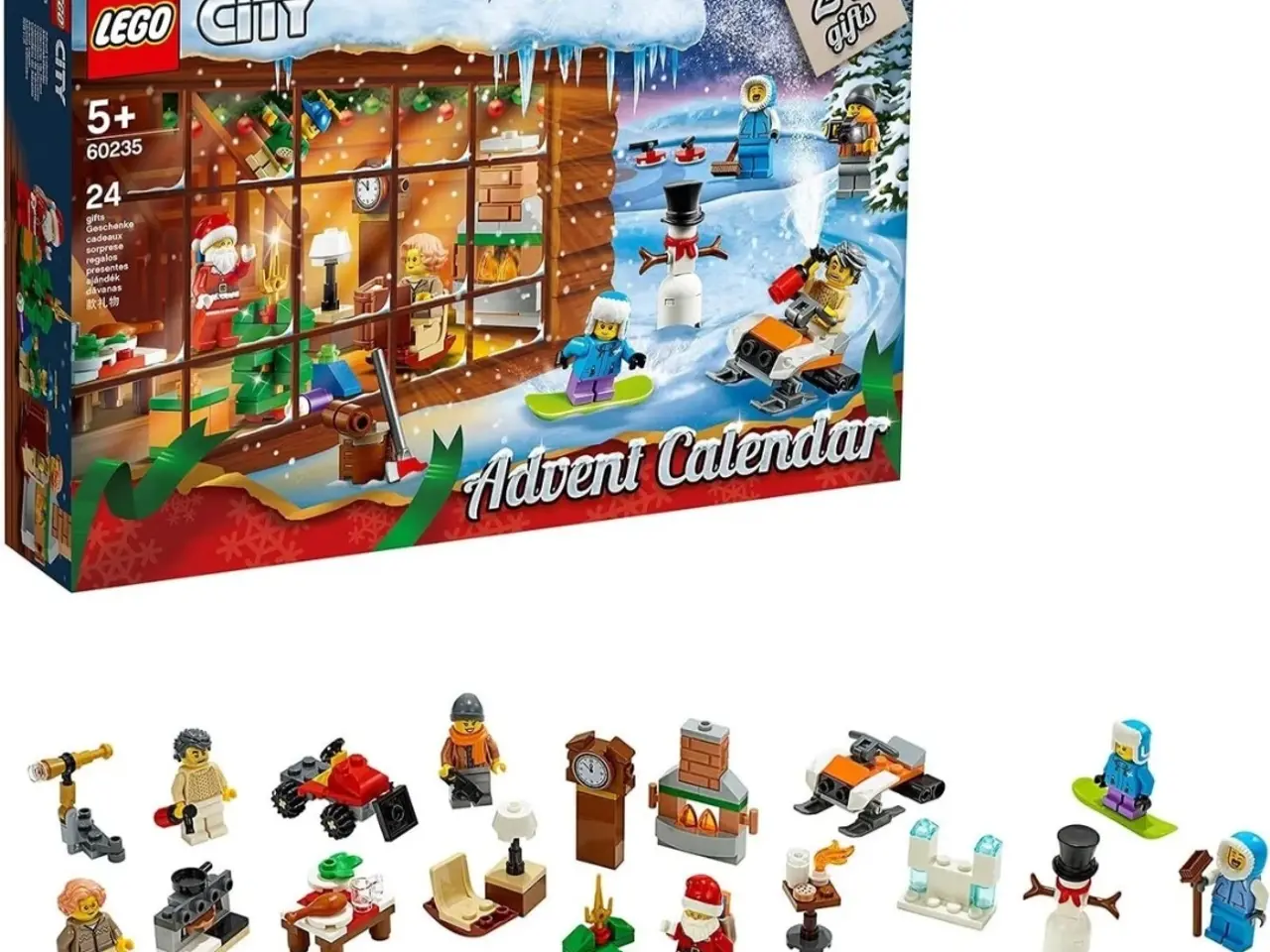 Billede 1 - Lego City julekalender figurer 60235 fra 2019 
