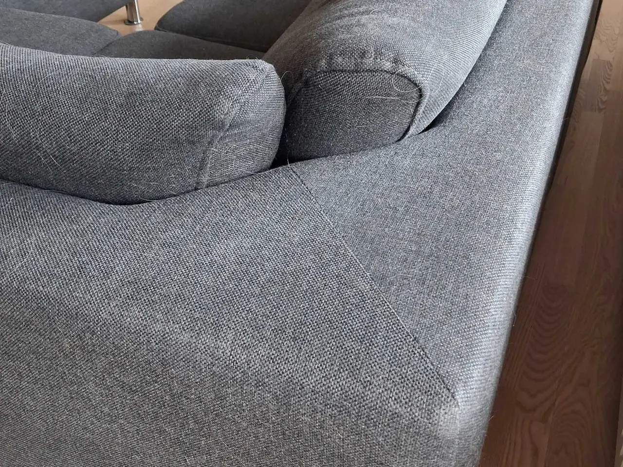 Billede 4 - Hjørnesofa m puff