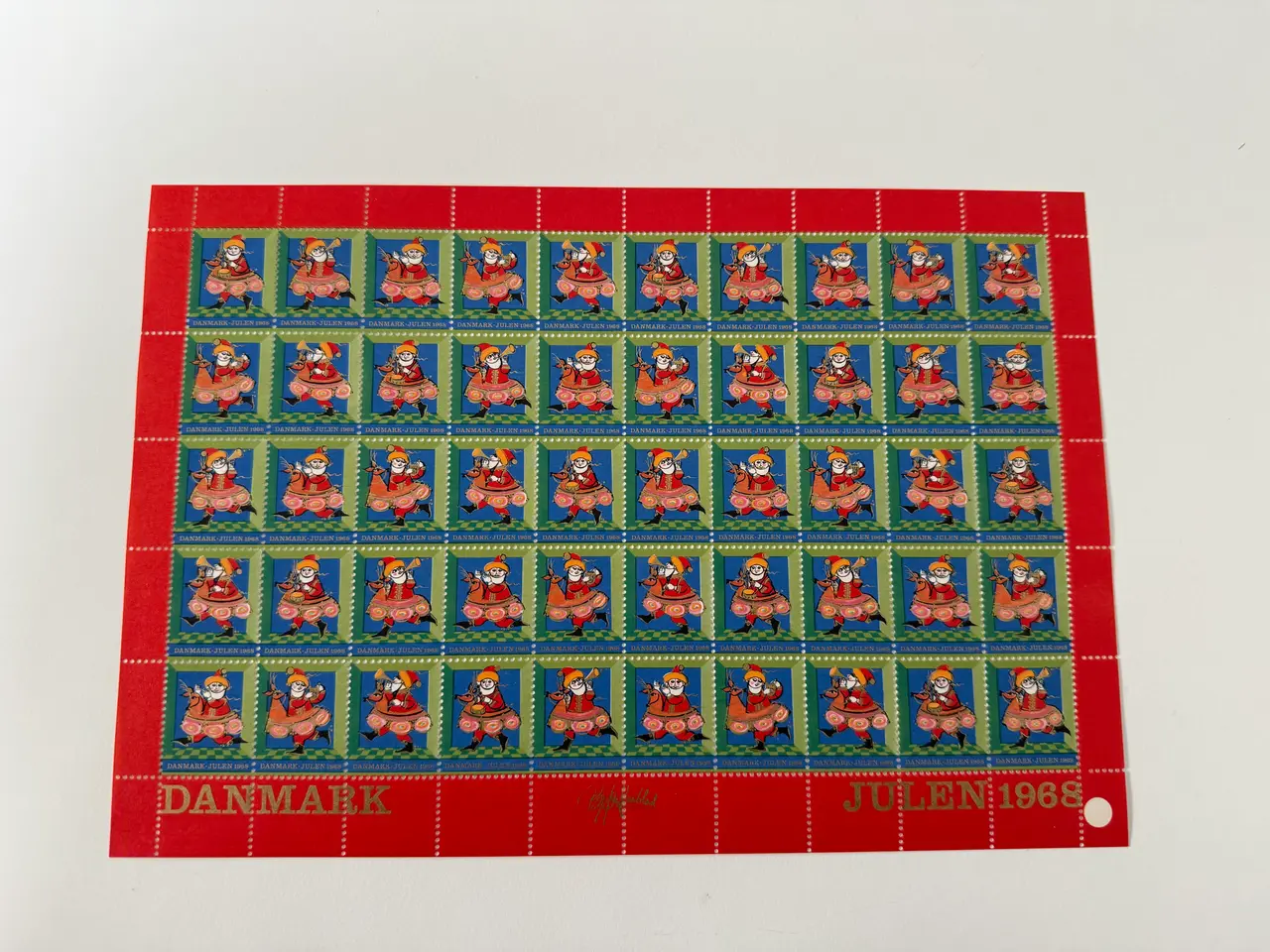 Billede 9 - Julemærkeark 1960-1960