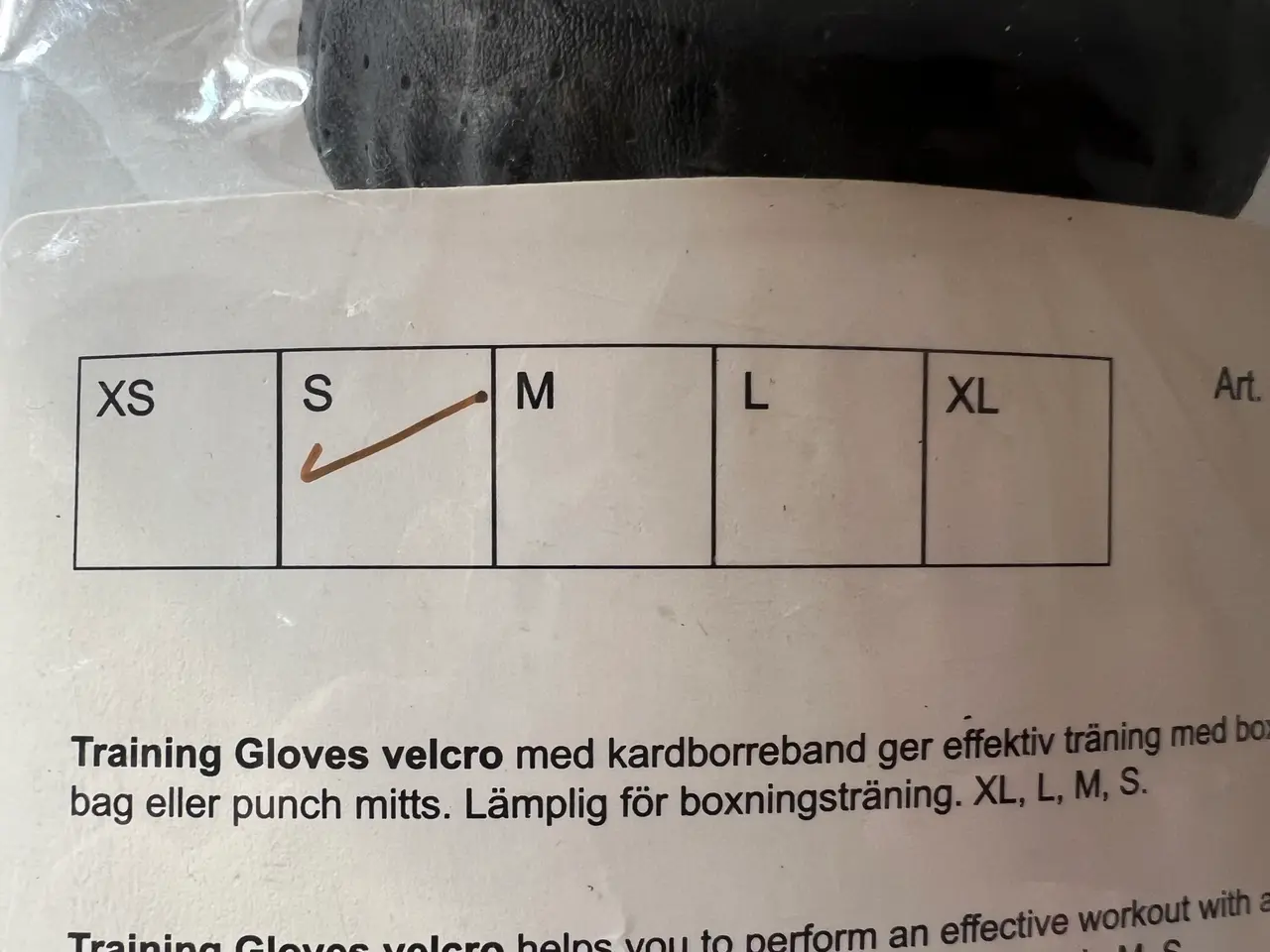 Billede 5 - Nye Boksehandsker Str. S fra Casall