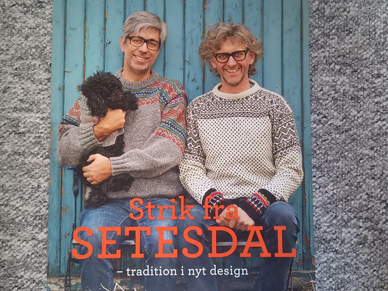 Billede 1 - Strikkebog med Arne og Carlos