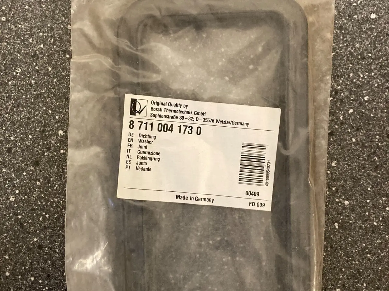 Billede 3 - Bosch Washer Gasket PN:87110041730 for Heating -