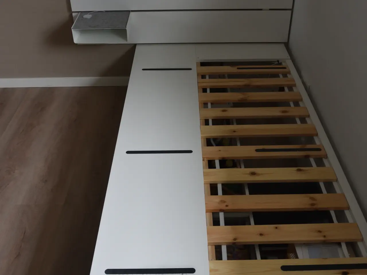 Billede 3 - IKEA Nordli, hvid seng med opbevaringsskuffer, sen