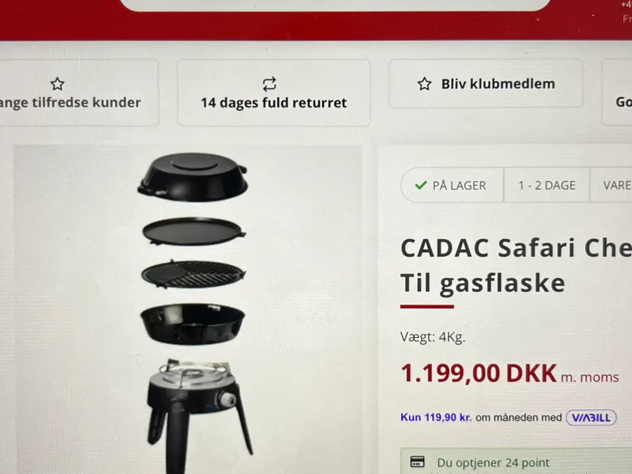 Billede 1 - Cadac Safari Chef gril