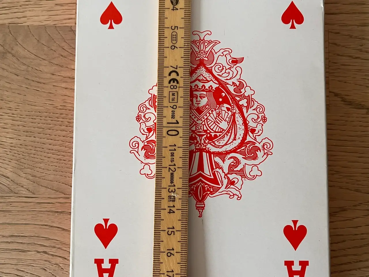 Billede 1 - KOMPLET: Kæmpe spillekort - ca. 19 cm høje