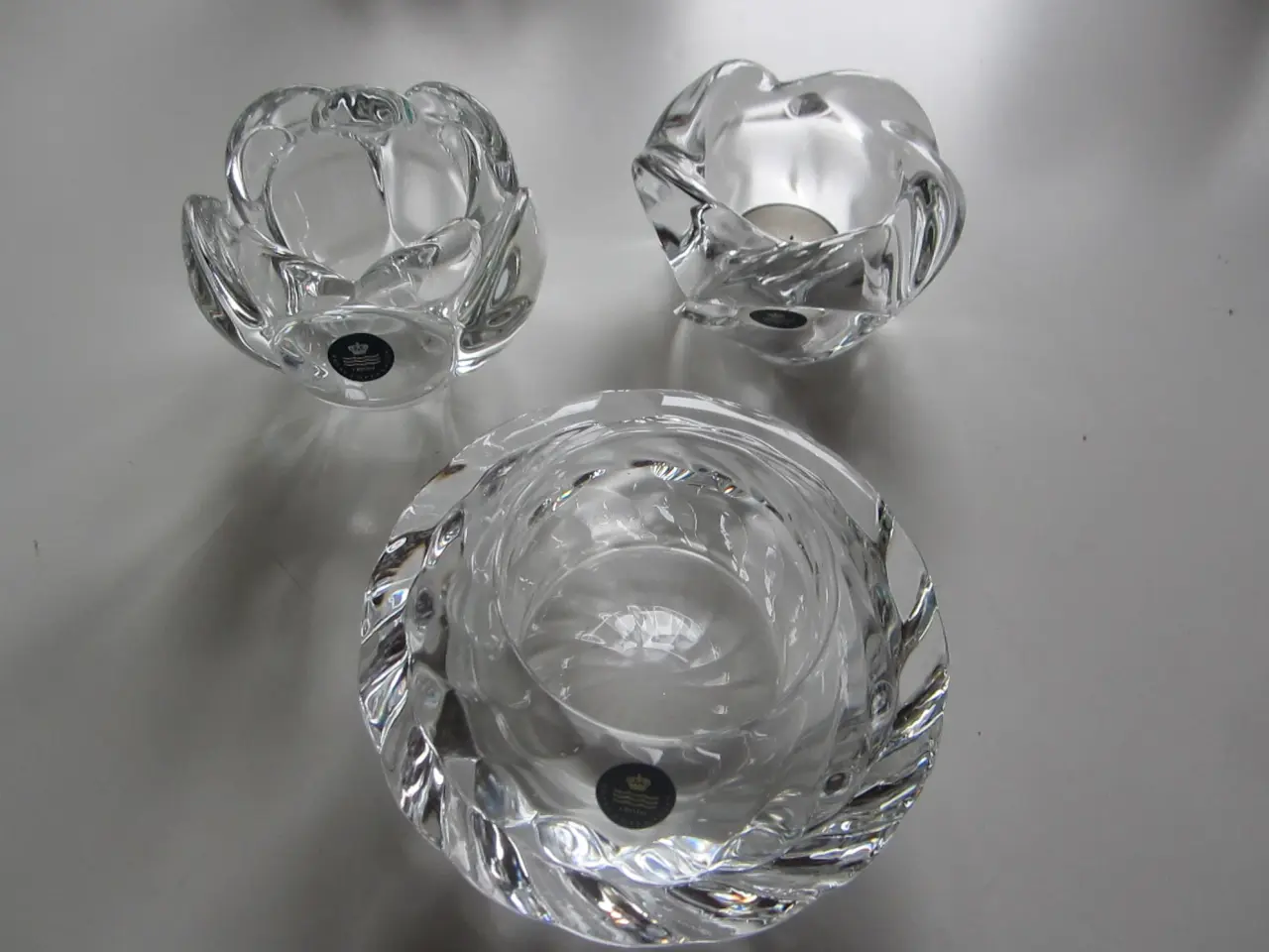 Billede 2 - 3 fine Royal Copenhagen fyrfadsstager pr stk