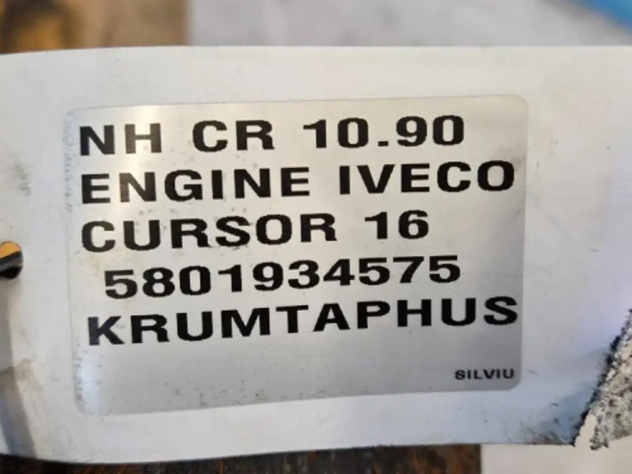 Billede 20 - Iveco Cursor16 Krumtaphus 5801934575