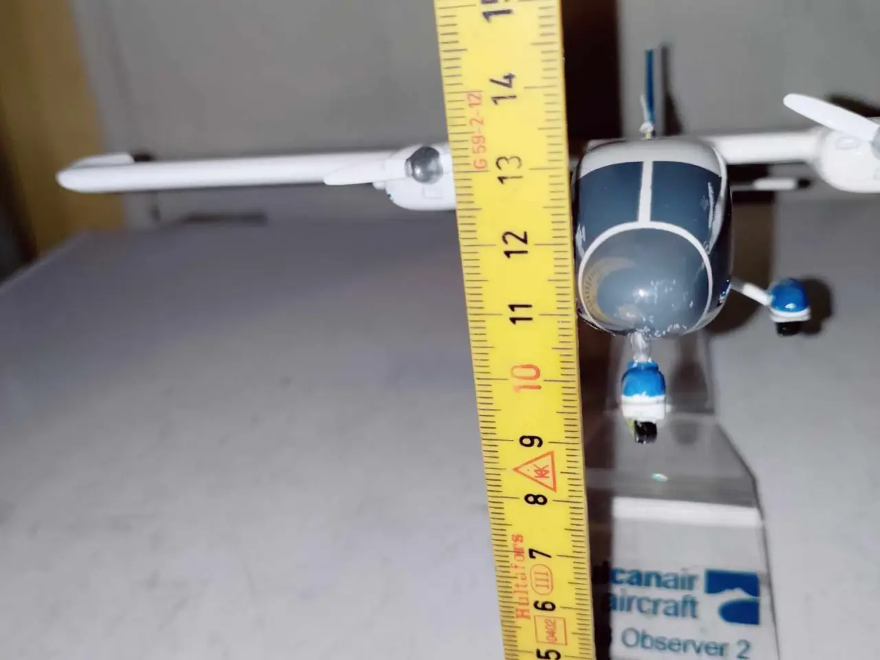 Billede 6 - super fed flyvemaskine model i jern
