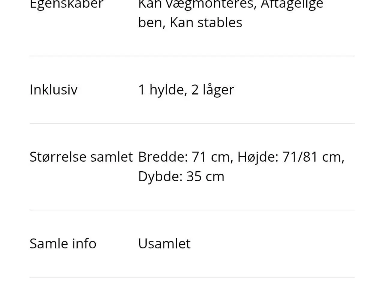 Billede 7 - Smukt skab fra jysk 