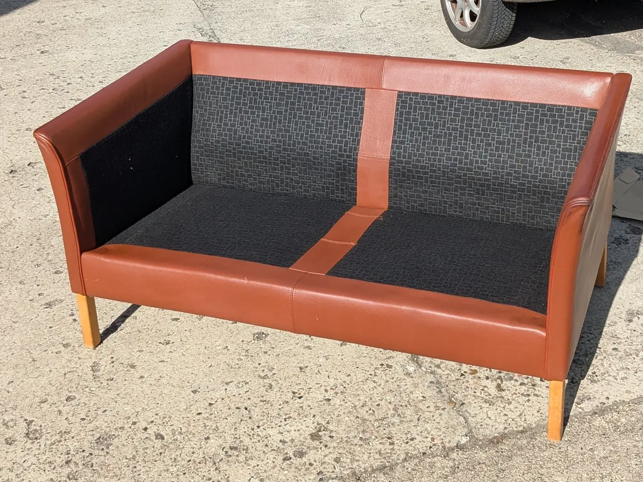 Billede 7 - 2 pers lædersofa