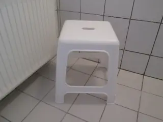 Hvid Badetaburet