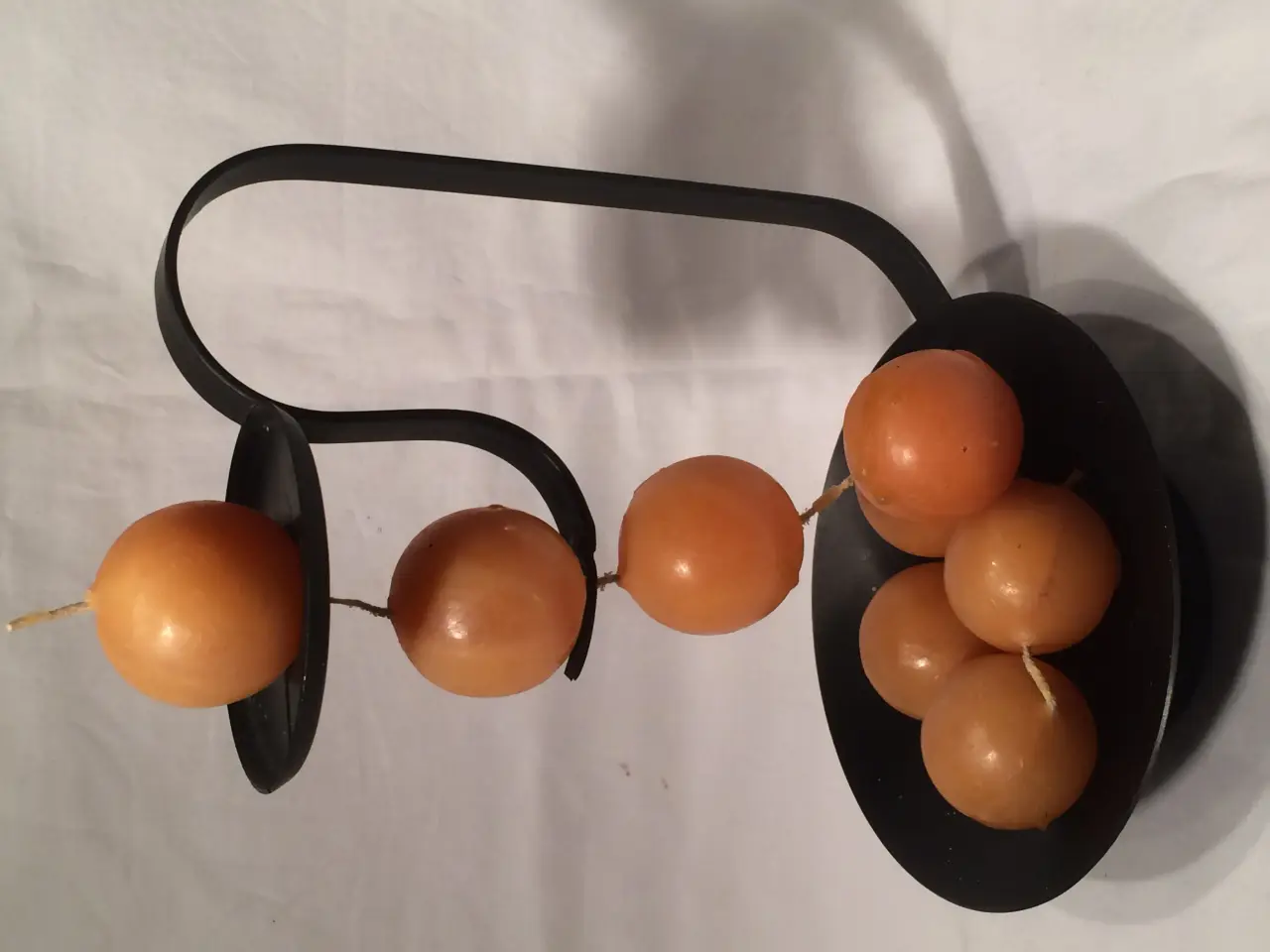 Billede 1 - Total retro jern lysestage