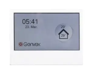 Genvex optima touch display