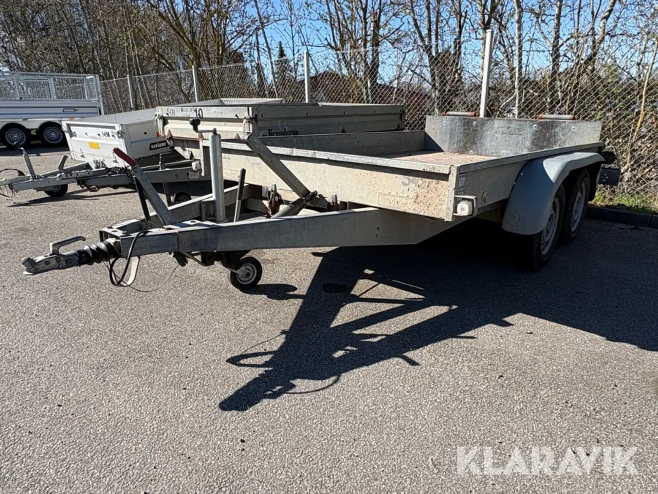 Billede 1 - Maskintrailer Brenderup 1503 med tip-funktion