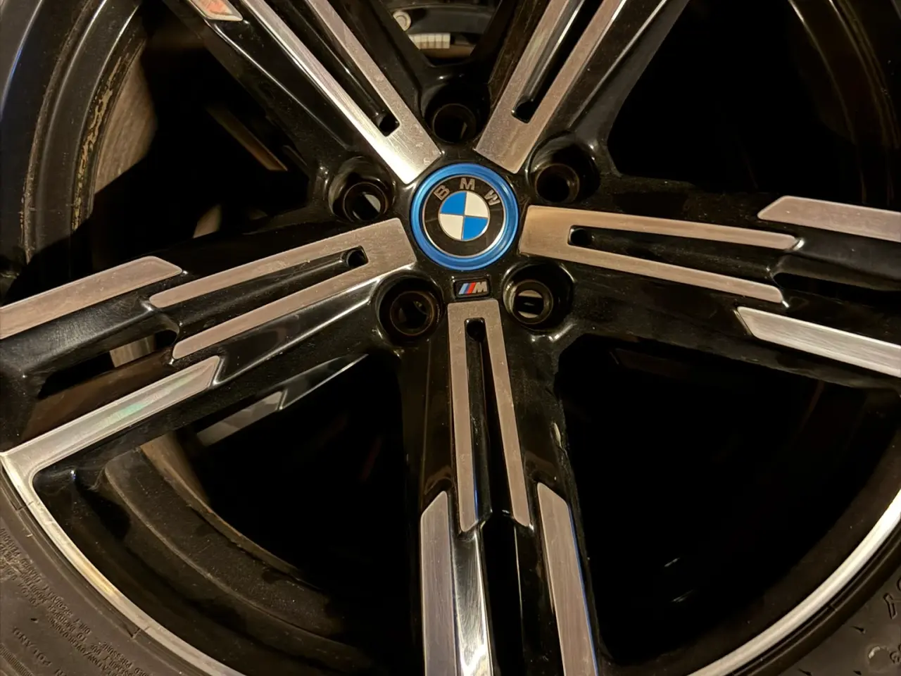 Billede 1 - Originale BMW alufælge med bridgestone dæk