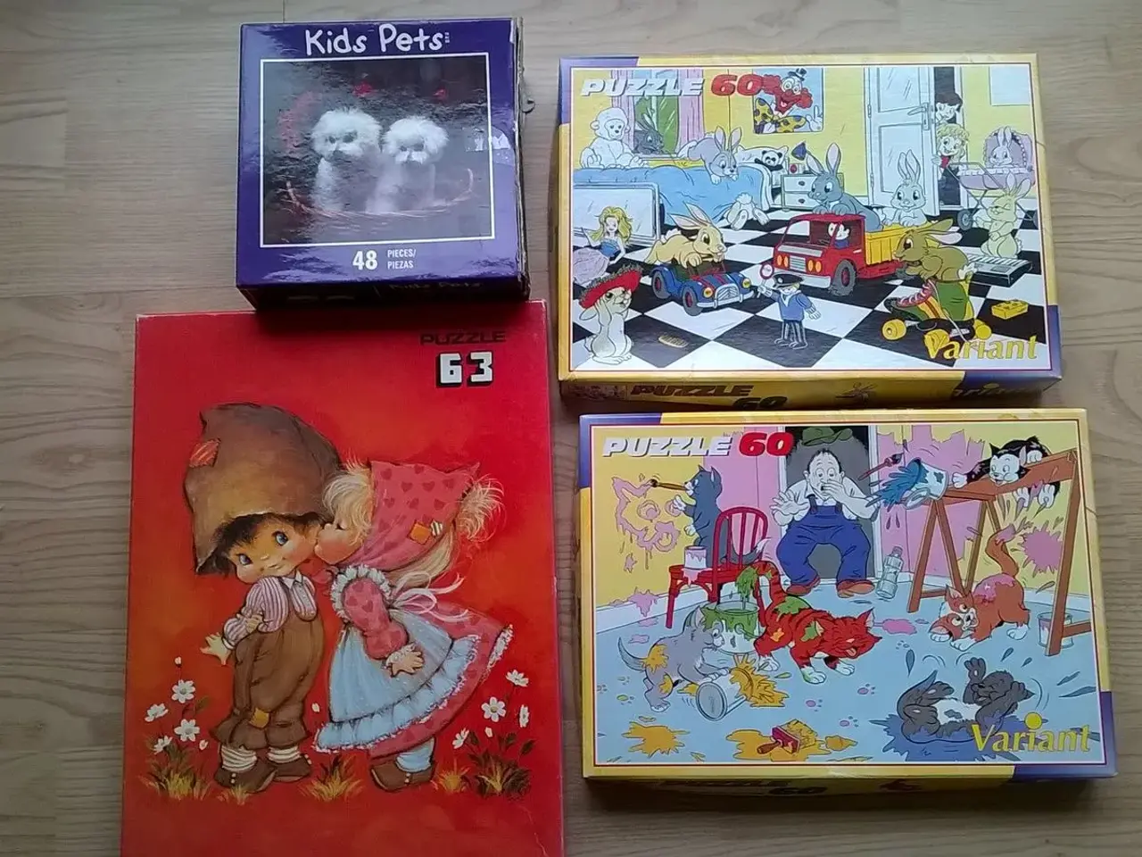 Billede 1 - Kids Pets - puslespil med to søde hunde