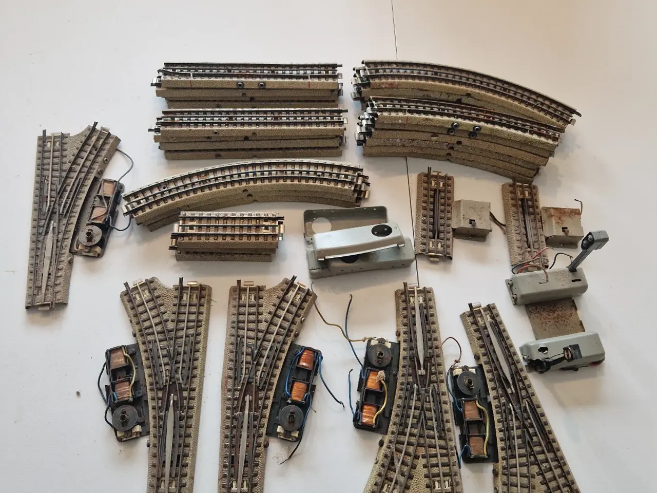 Billede 1 - Märklin metalskinner 32 stk