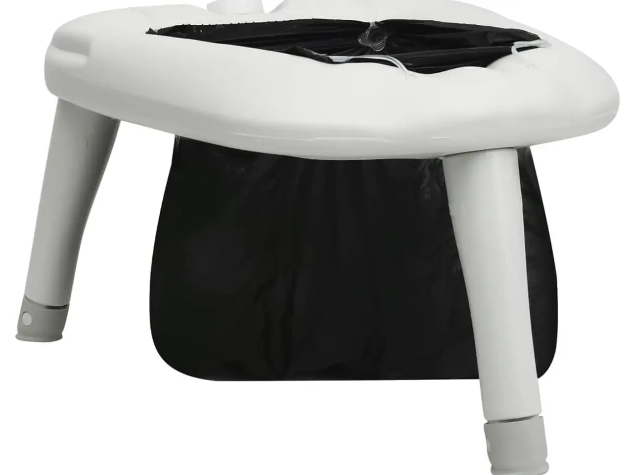 Billede 1 - Campingtoilet med poser - foldbart nødtoilet 200 kg, grå