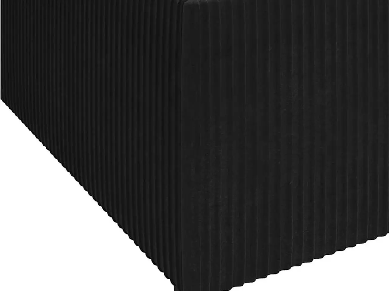 Billede 8 - Sengestel med madras Sort 120 x 200 cm Stof