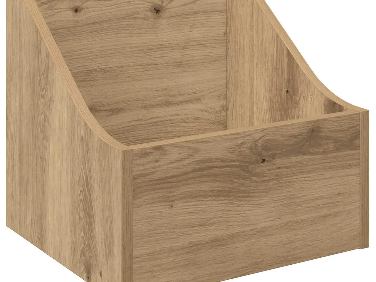 Billede 2 - LP pladeæske i artisan-eg - 37 x 33 x 32 cm