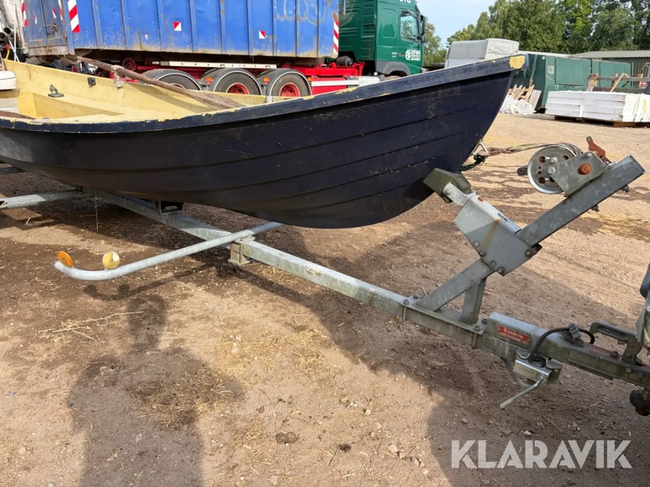 Billede 7 - Glasfiberjolle med Brenderup 402G bådtrailer
