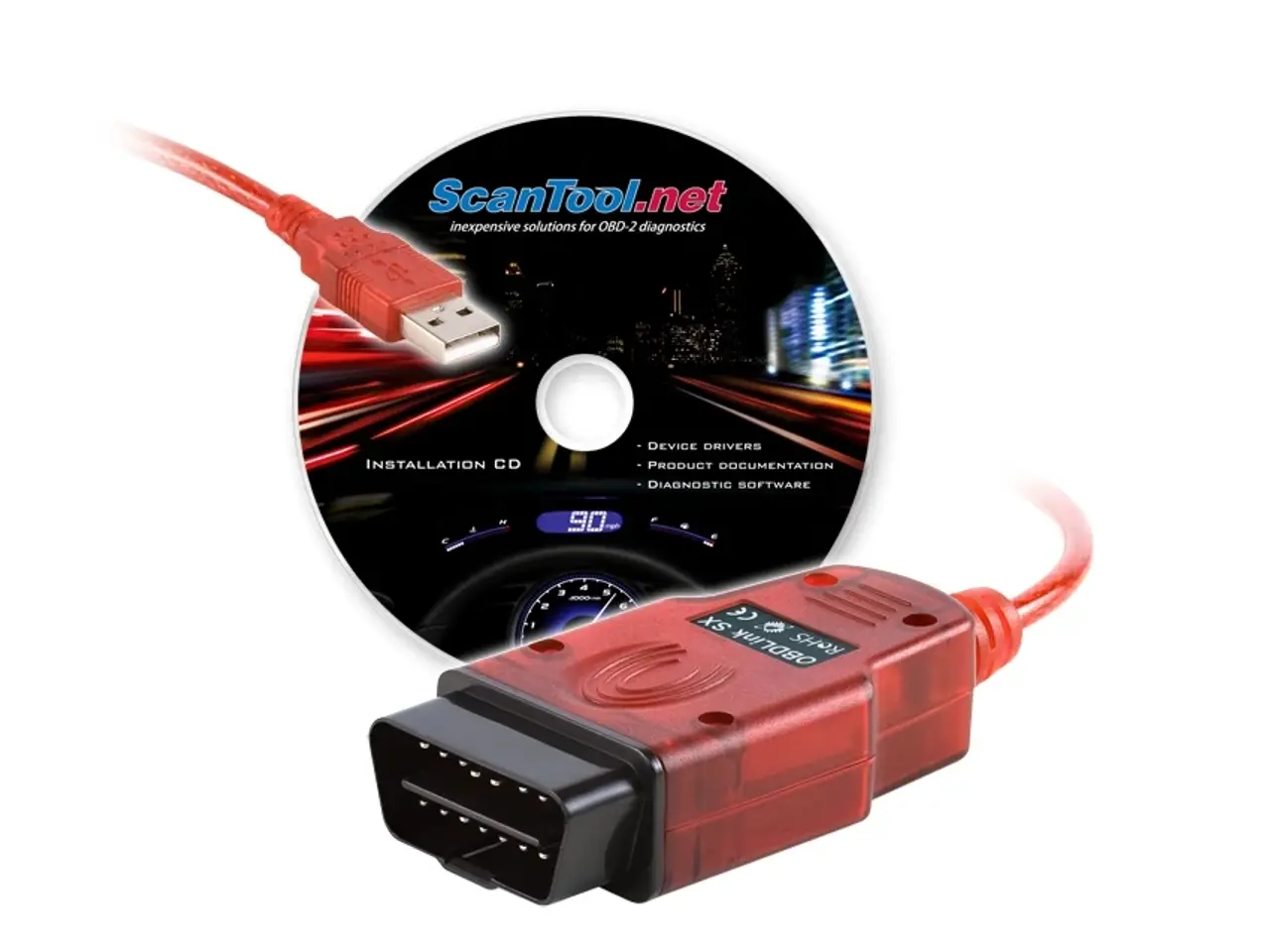 Billede 2 - OBDLink SX med ELM Protekoller til OBD Renolink MultiEcuscan mv.